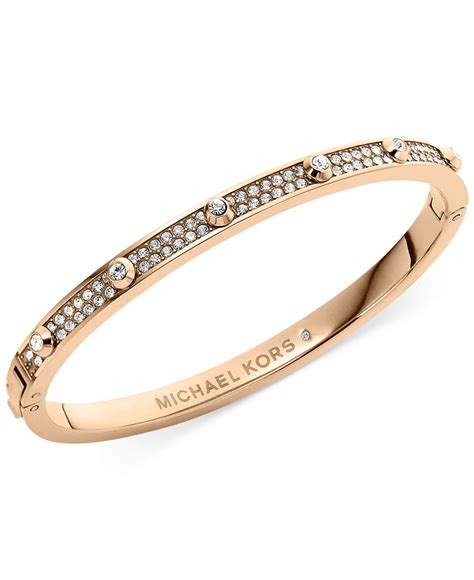 hinged bracelet extender rose gold michael kors|Michael Kors bracelets.